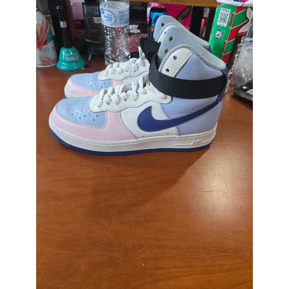 Nike Air Force 1 High Multi-Color Psychic Blue Pink DZ3621-900 Mens 6.5 Womens 8